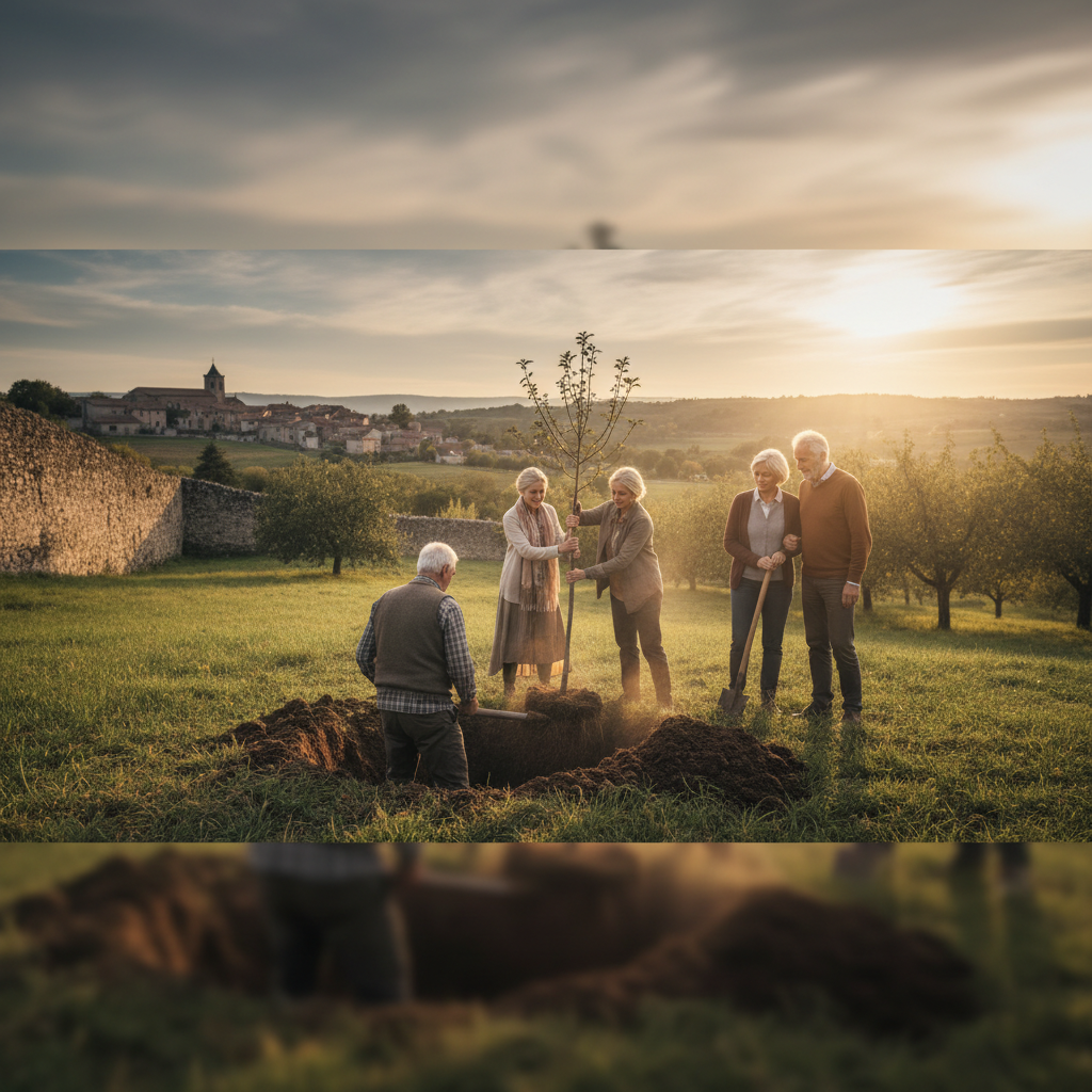 Planting a Memorial Apple Tree: Deep Soil Digging and Long-Term Shade — visual companion 3