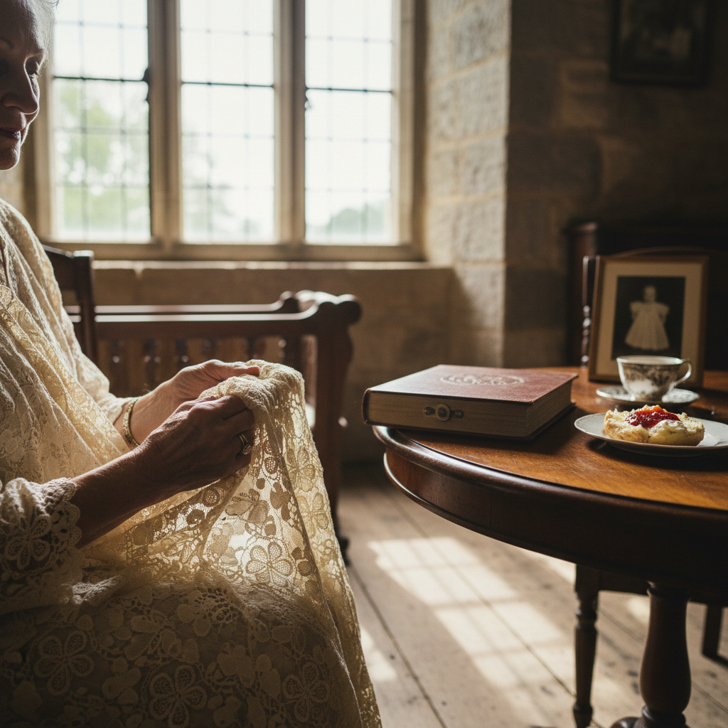 The Christenings Lace Robe: Worn by Four Generations of First-Borns — visual companion 2