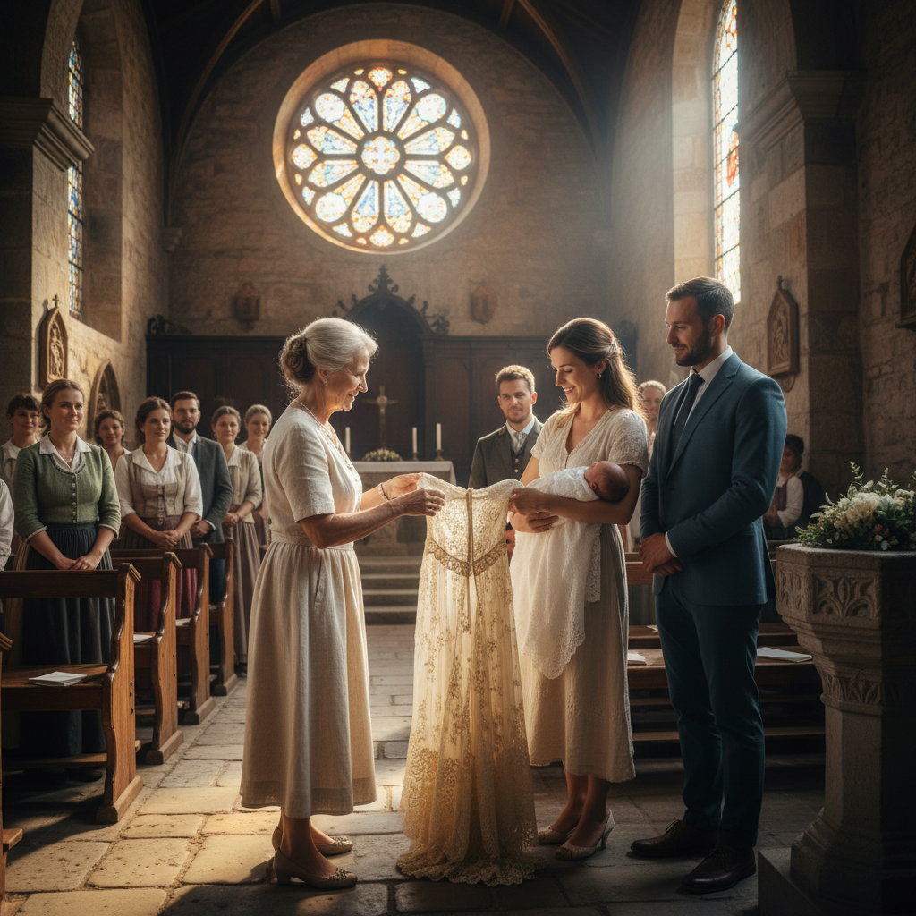 The Christenings Lace Robe: Worn by Four Generations of First-Borns — visual companion 3