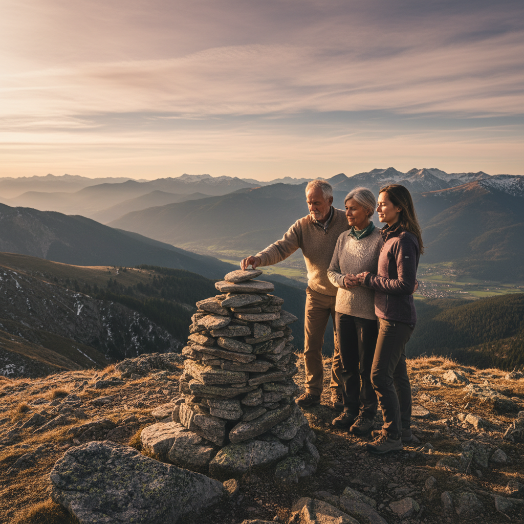 A Stone Laid on the Cairn: Mountain Top Commemorations with Family Companions — visual companion 3