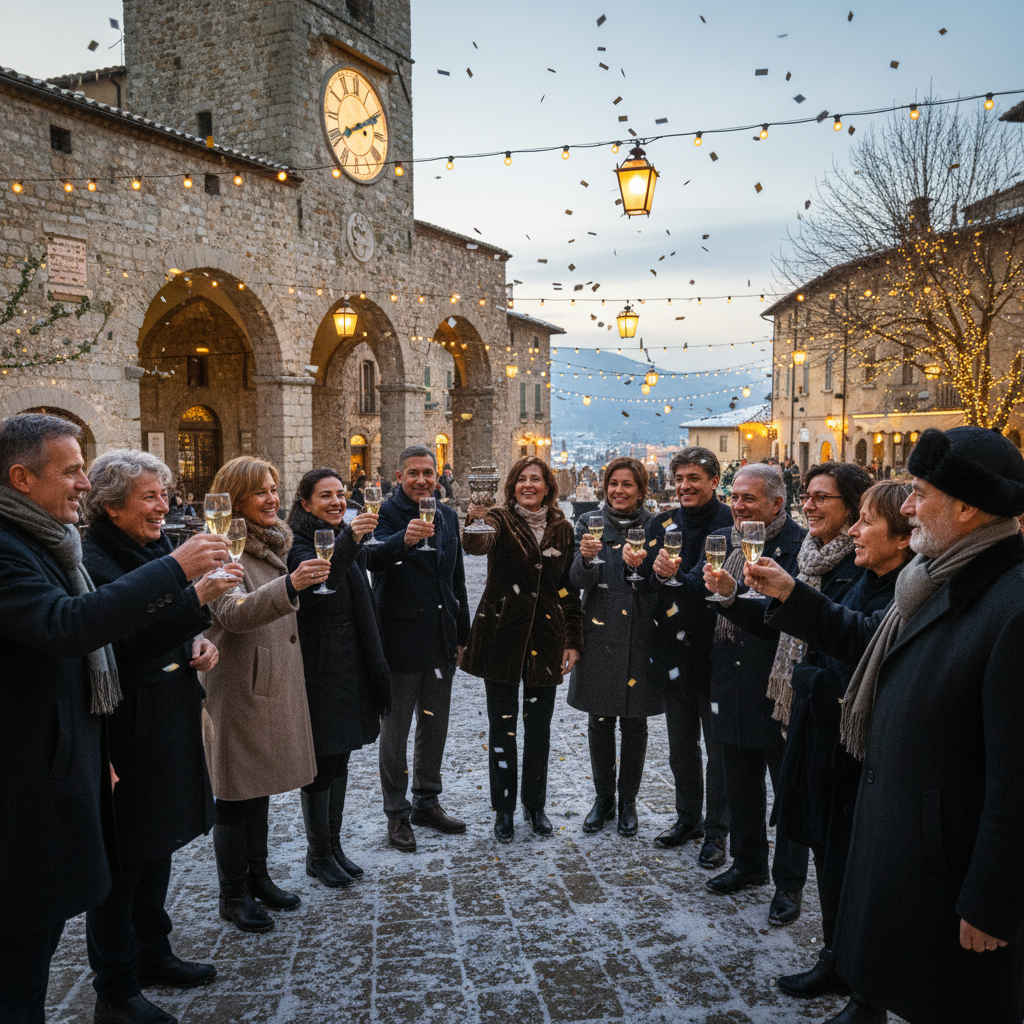 The Toasting Chalice Passed Around: Shared Wishes at New Year's Gatherings — visual companion 3