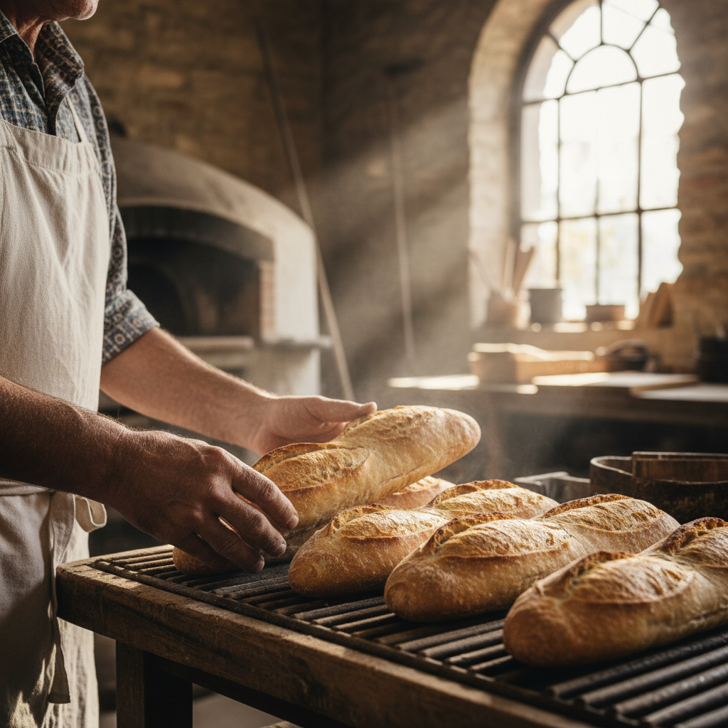 The Village Baker's Morning Bell: Crusty Baguettes and Daily Good Mornings — visual companion 2