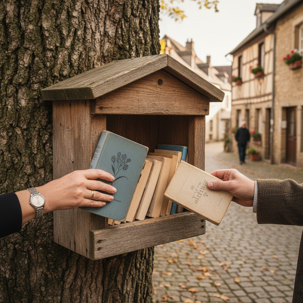 Neighbourhood Book Exchanges: Leaving a Favorite Paperback for a Stranger — visual companion 2