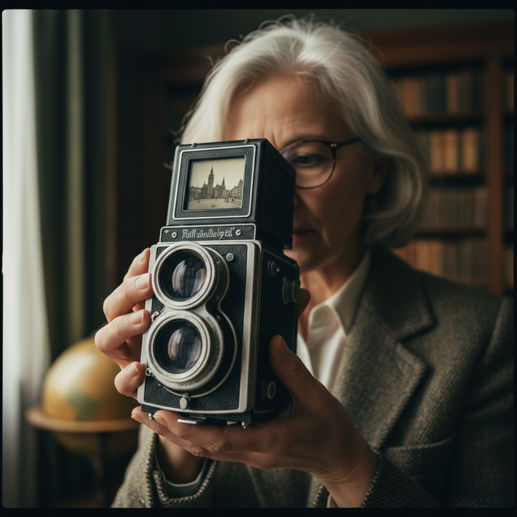 The Twin-Lens Reflex Camera: Looking Down into the Ground-Glass Viewfinder — visual companion 2