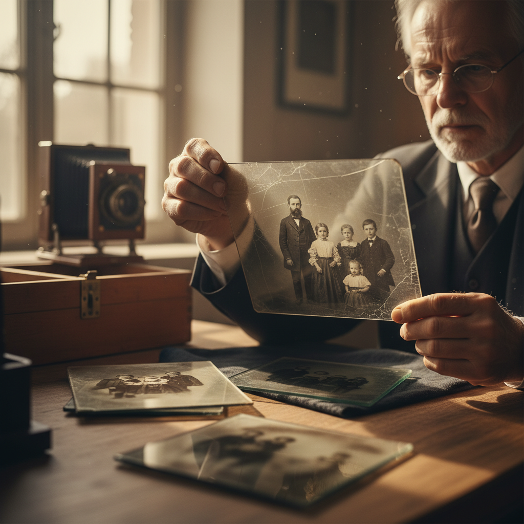 Glass Plate Negatives: Delicate Emulsions of 19th-Century Family Portraits — visual companion 2
