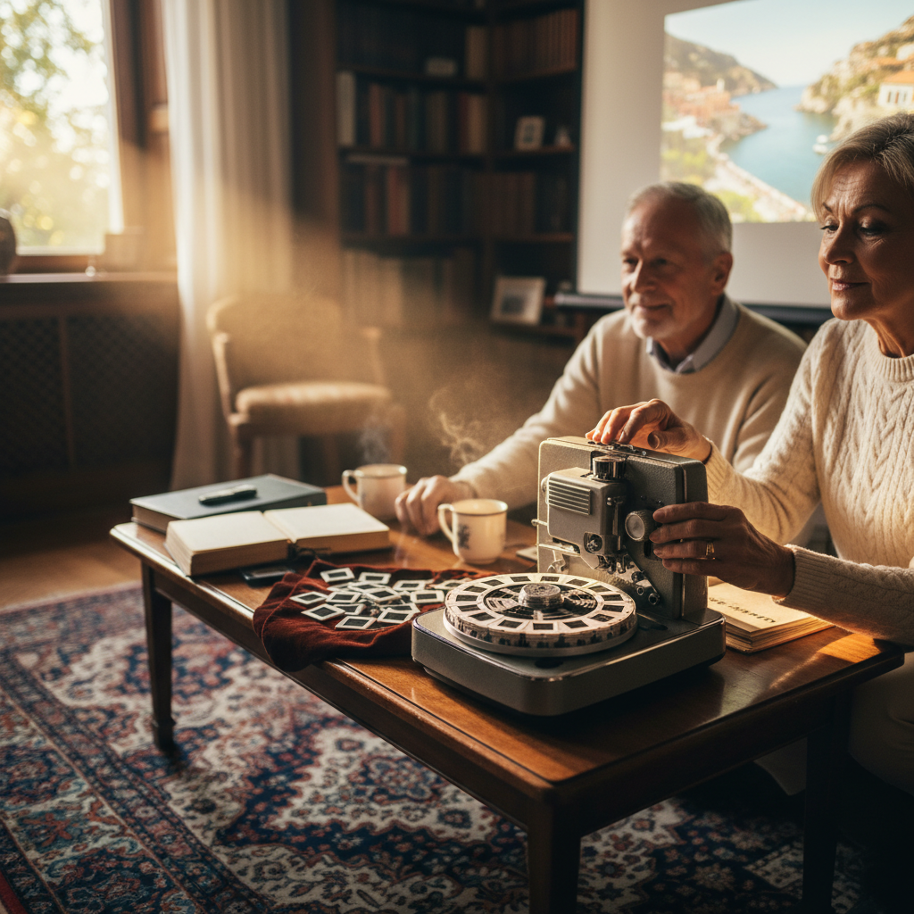 Slide Projector Evenings: Clicking Carousel Trays and Living Room Showings — visual companion 2