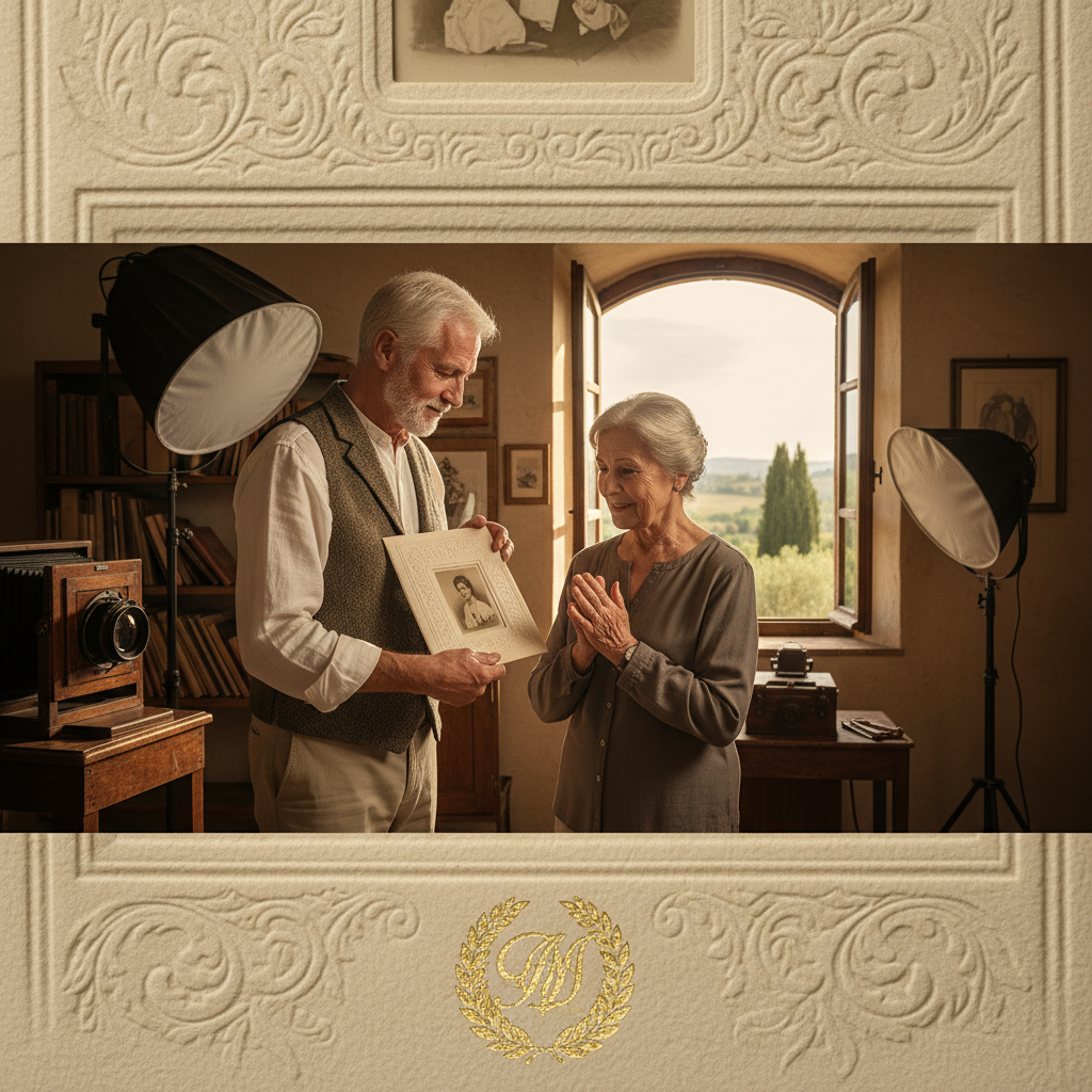 The Embossed Cardboard Photo Mount: Photographer's Studio Stamps in Gold Leaf — visual companion 3