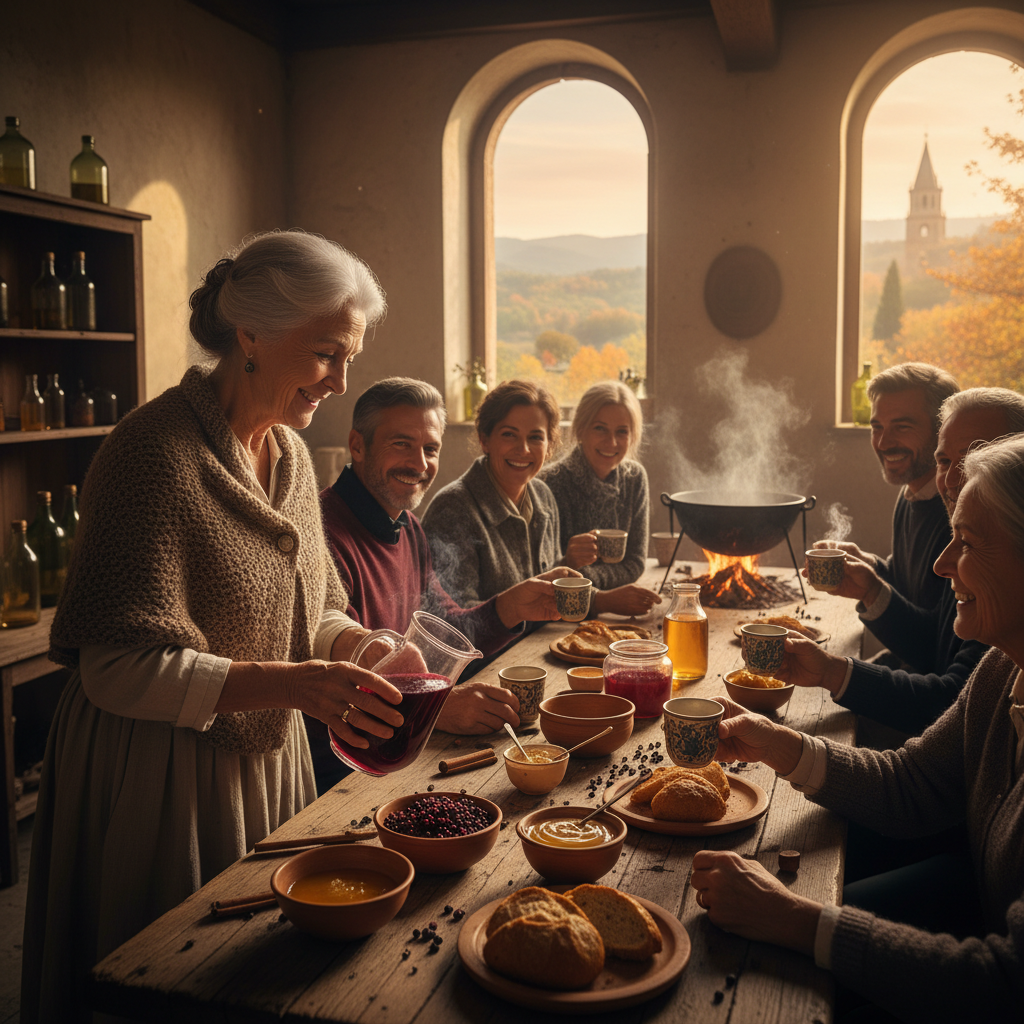 Elderberry Cordial: Rich Autumn Tonics Brewed with Honey and Cinnamon — visual companion 3