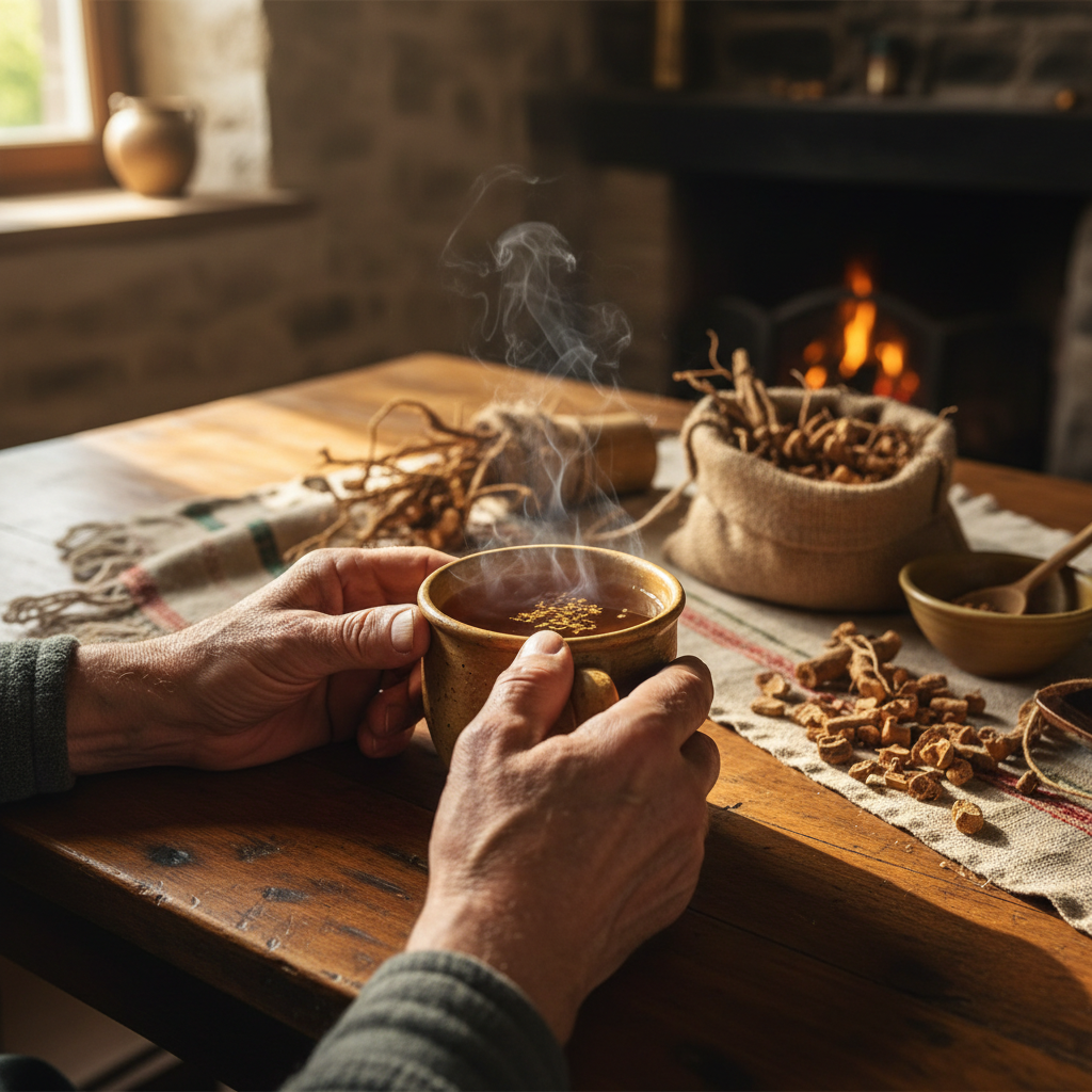 Valerian Root Decoctions: Earthy Calming Preparations for Anxious Evenings — visual companion 2