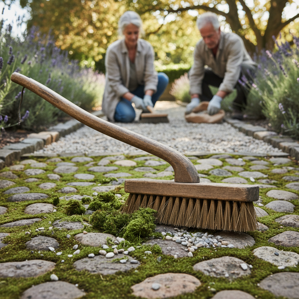 Clearing Garden Paths of Moss: Wire Brushes, Clean Gravel, and Safe Walking — visual companion 2