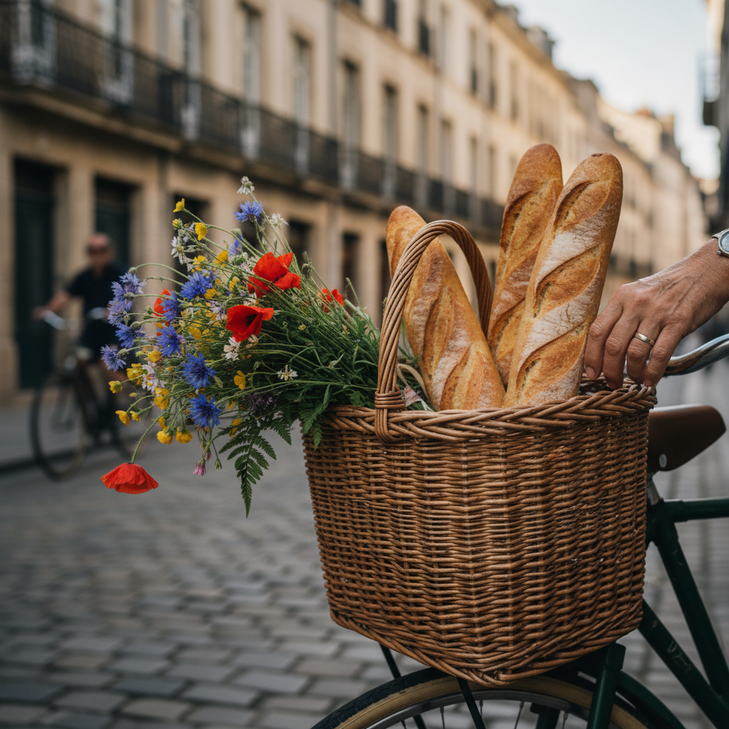 Carrying Baguettes and Flowers on the Rear Carrier: European Daily Errands — visual companion 2