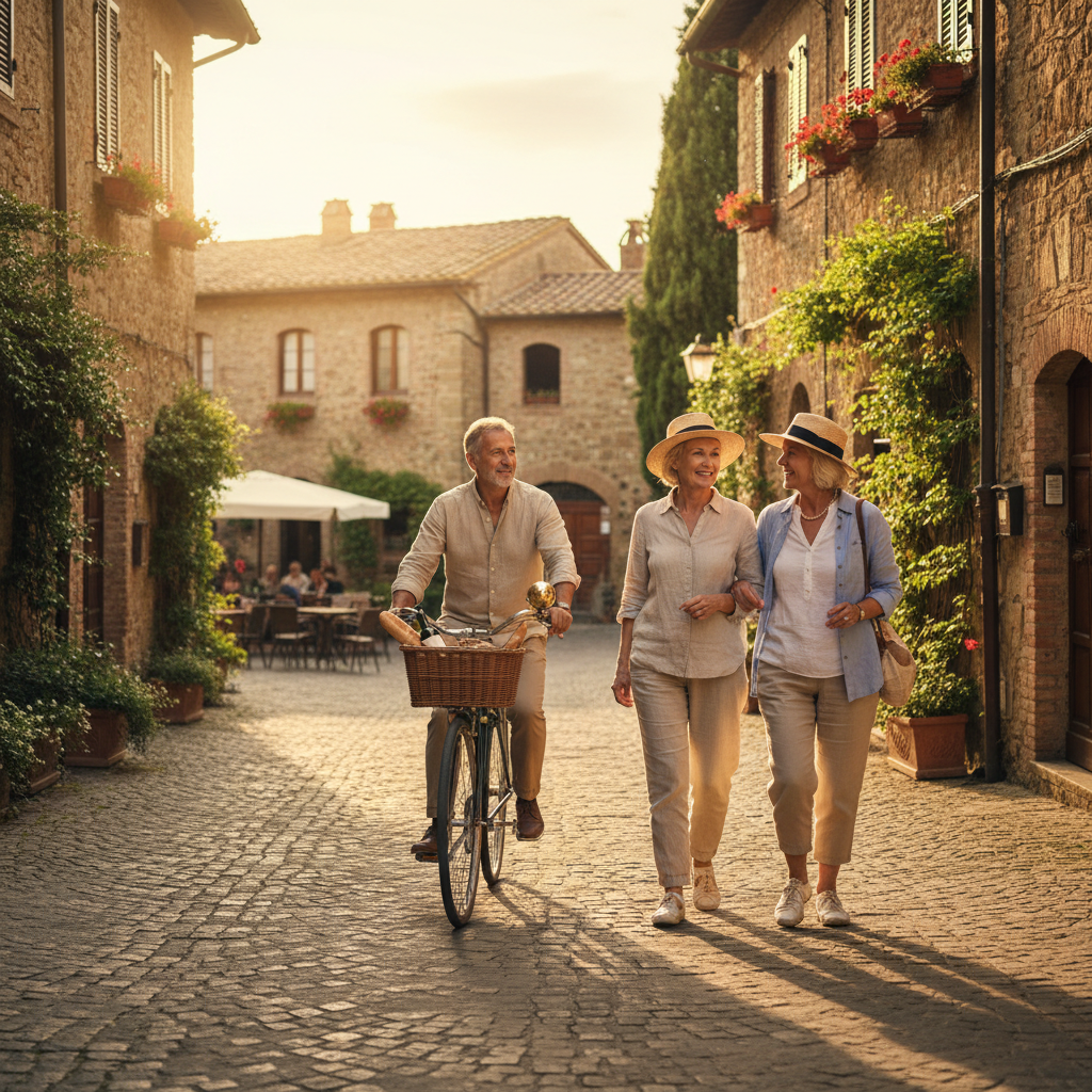The Ringing Bicycle Bell: Clear Brass Tones Alerting Walking Friends Ahead — visual companion 3