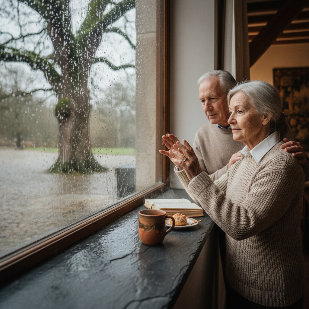 Slate Sills and Hand-Blown Window Panes: Watching Rain in 200-Year-Old Rooms — visual companion 2
