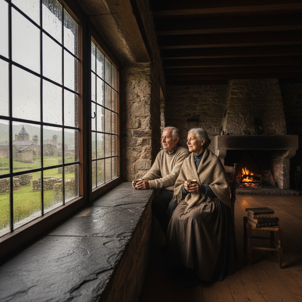 Slate Sills and Hand-Blown Window Panes: Watching Rain in 200-Year-Old Rooms — visual companion 3