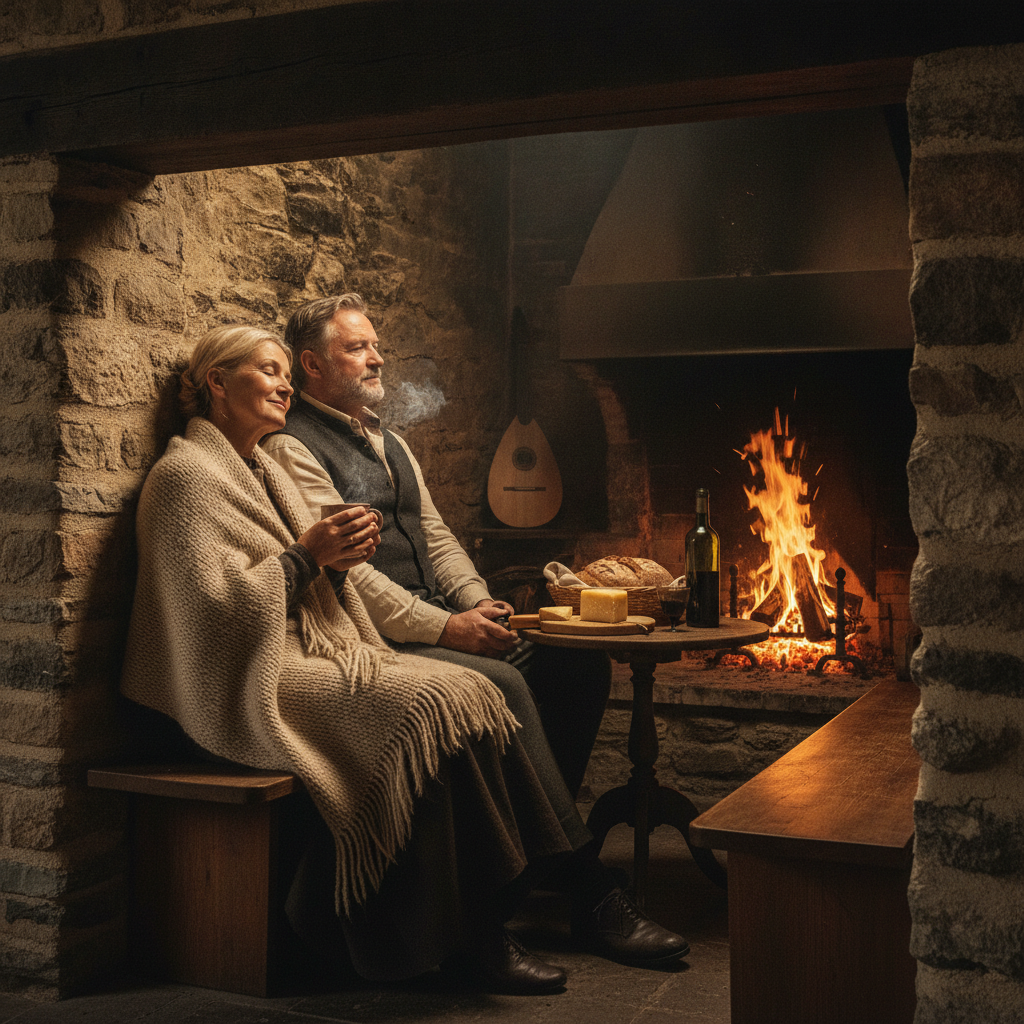 Inglenook Fireplaces: Benches Built Inside the Chimney Breast for Cold Nights — visual companion 2