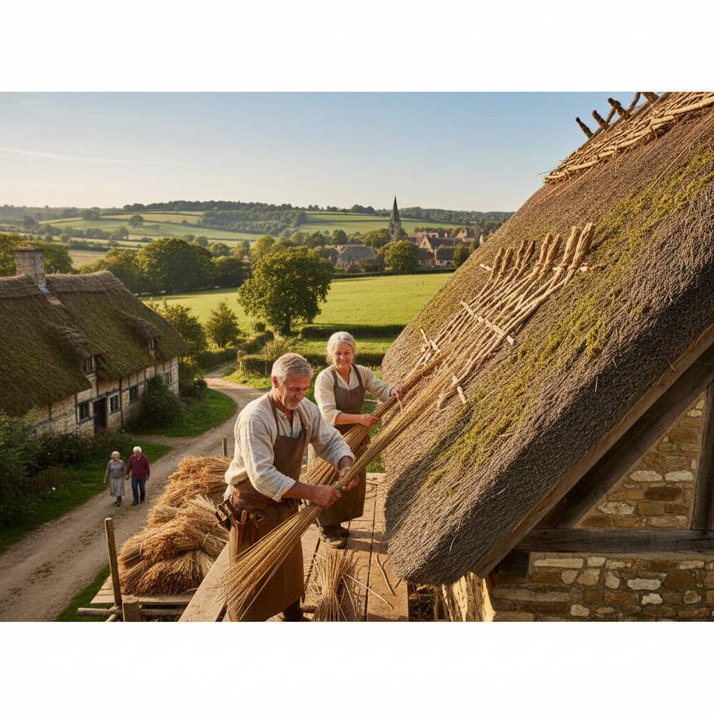 The Thatched Roof: Bundled Reeds, Hazel Spars, and Master Thatched Ridges — visual companion 3
