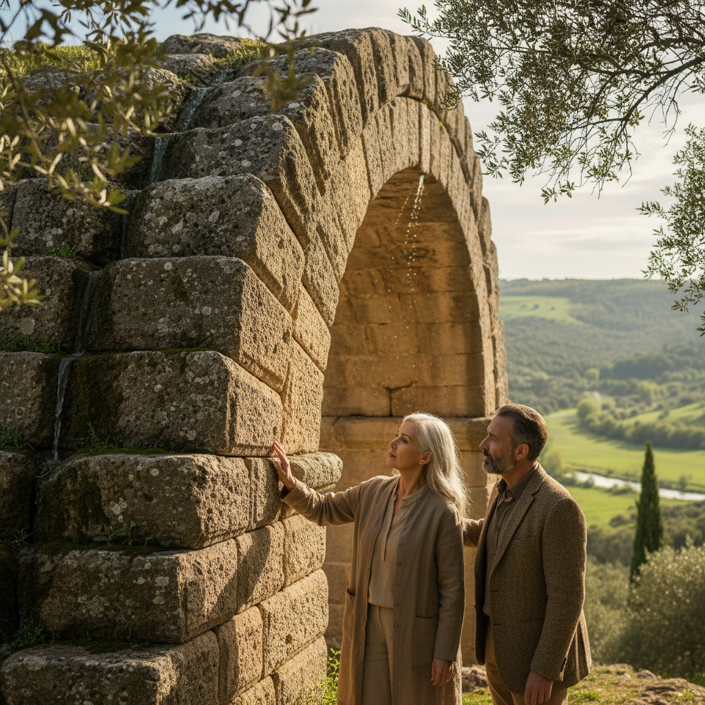 Aqueducts of Europe: Soaring Arches Carrying Water Across Broad Green Valleys — visual companion 2