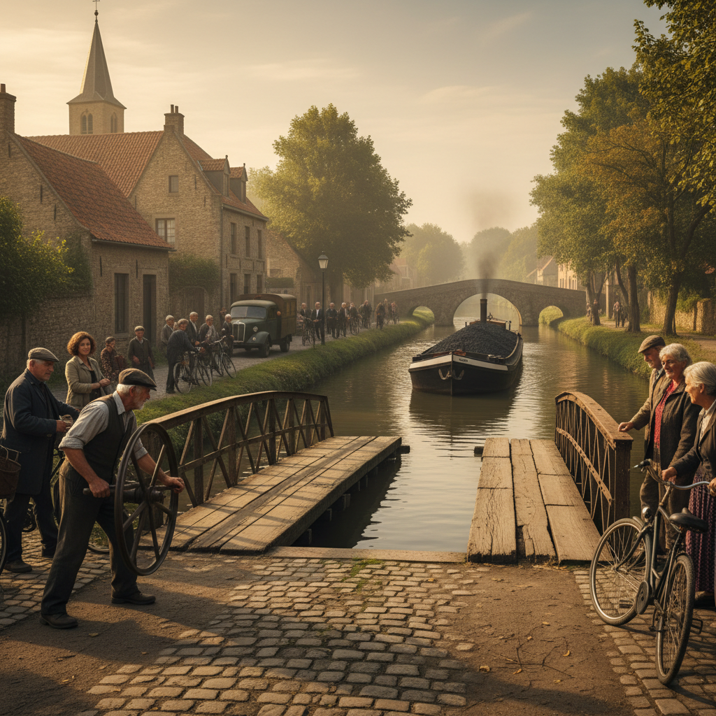 The Hand-Cranked Swing Bridge: Stopping Village Traffic for a Coal Barge — visual companion 3