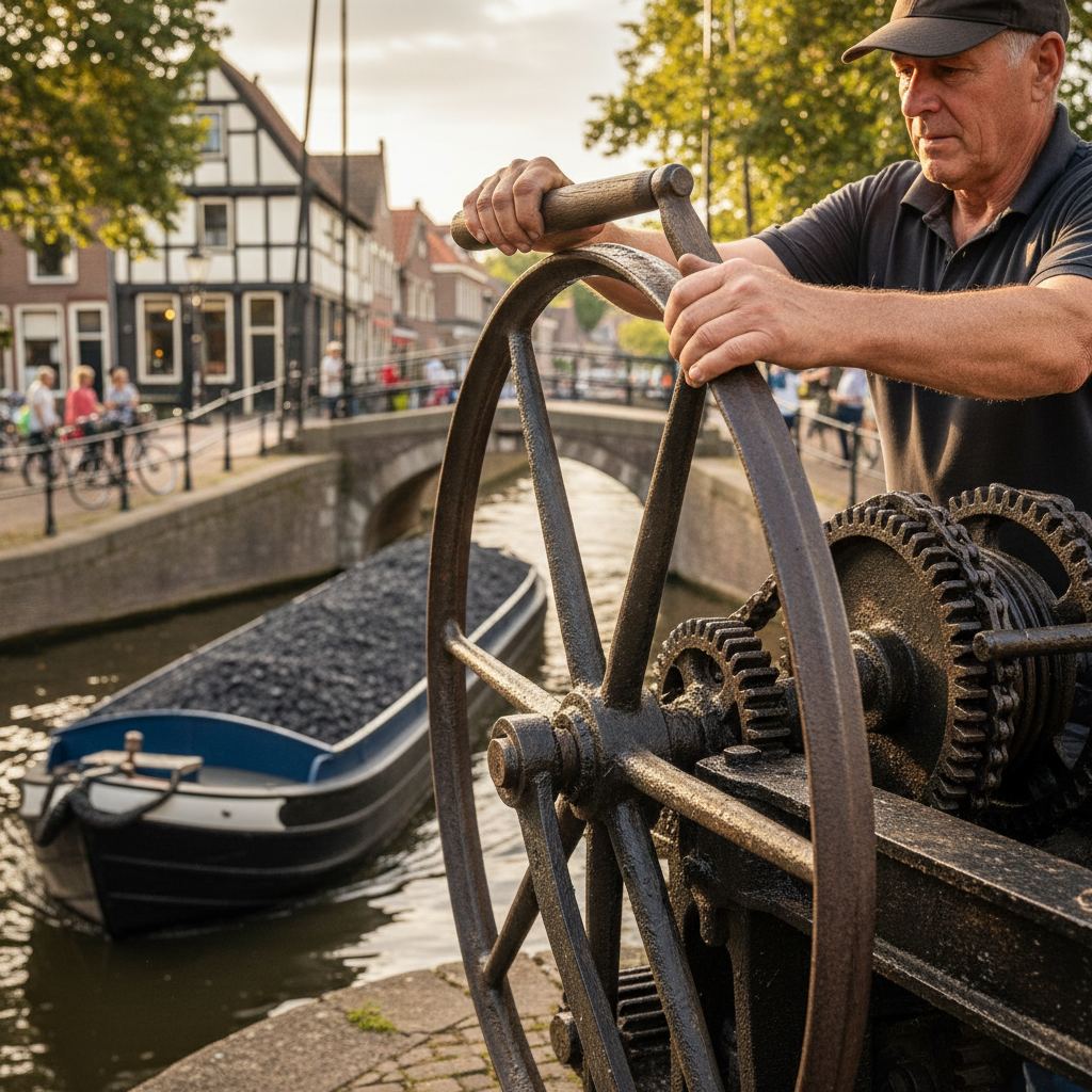 The Hand-Cranked Swing Bridge: Stopping Village Traffic for a Coal Barge — visual companion 2