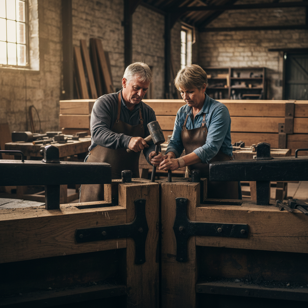 Restoring Historic Lock Gates: Seasoned Oak Beams and Solid Iron Sluices — visual companion 2