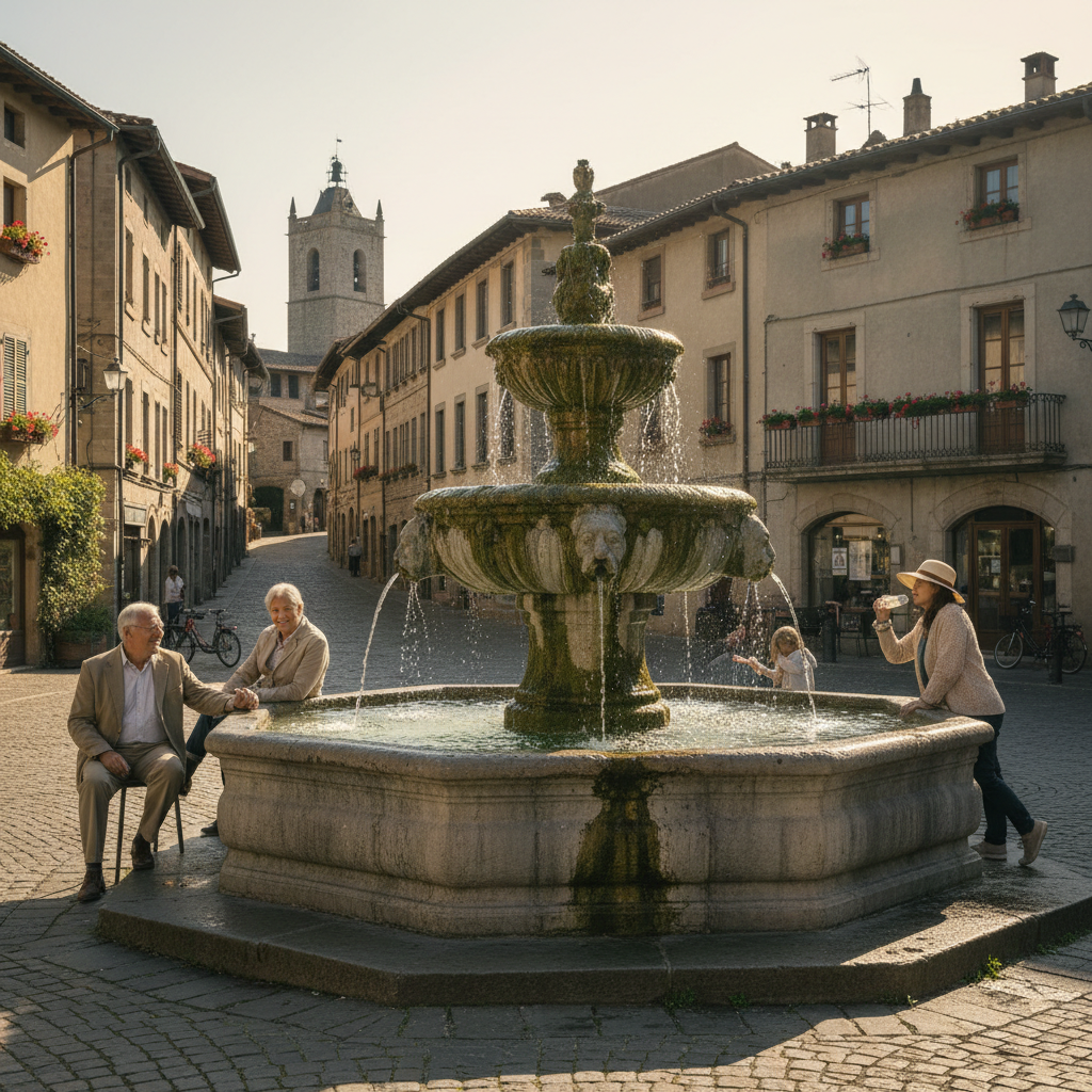 The Town Fountain's Gargoyles: Chilled Spring Water Flowing for Four Hundred Years — visual companion 3