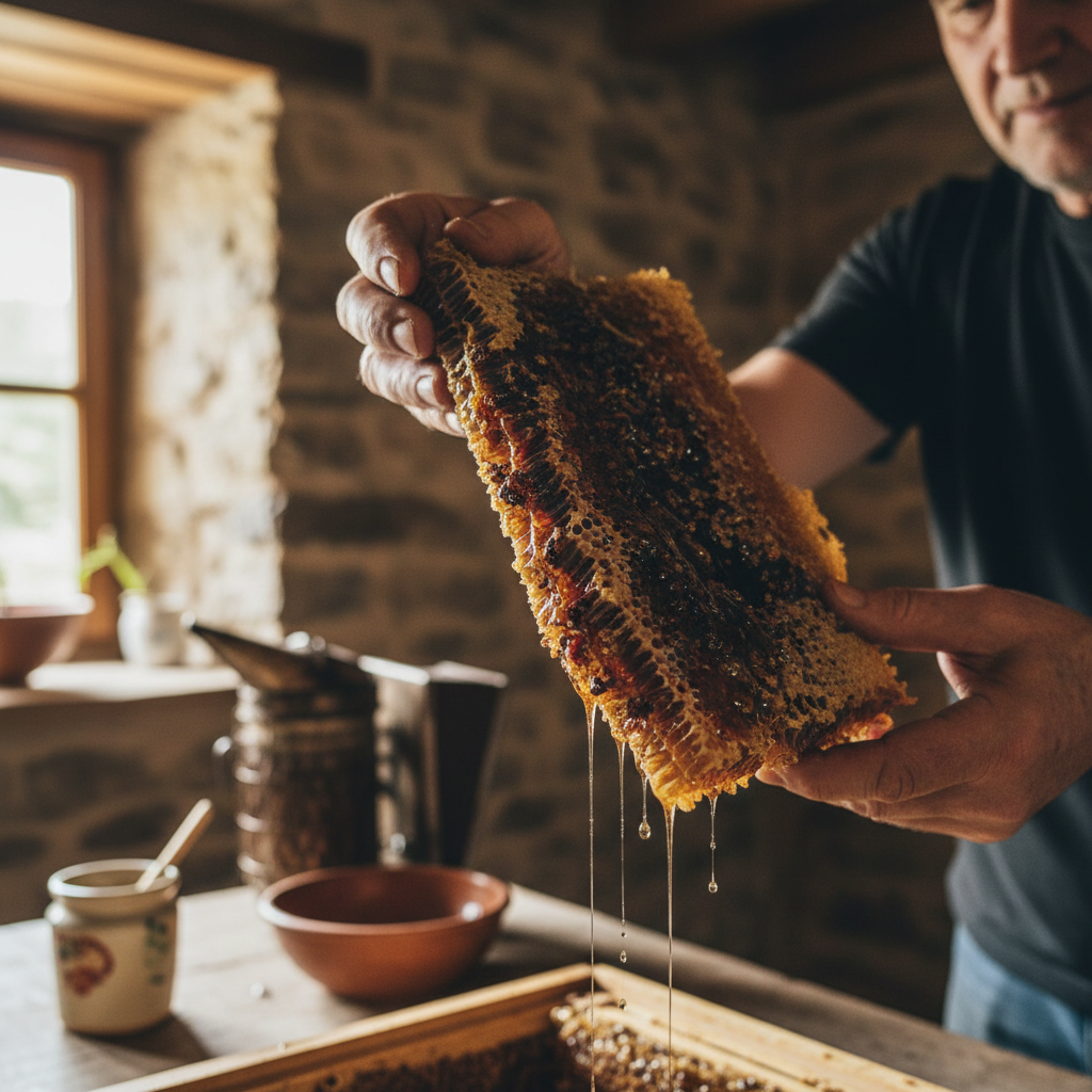 Wild Honey Harvesting from Chestnut Groves: Deep Amber Flavours and Comb Wax — visual companion 2