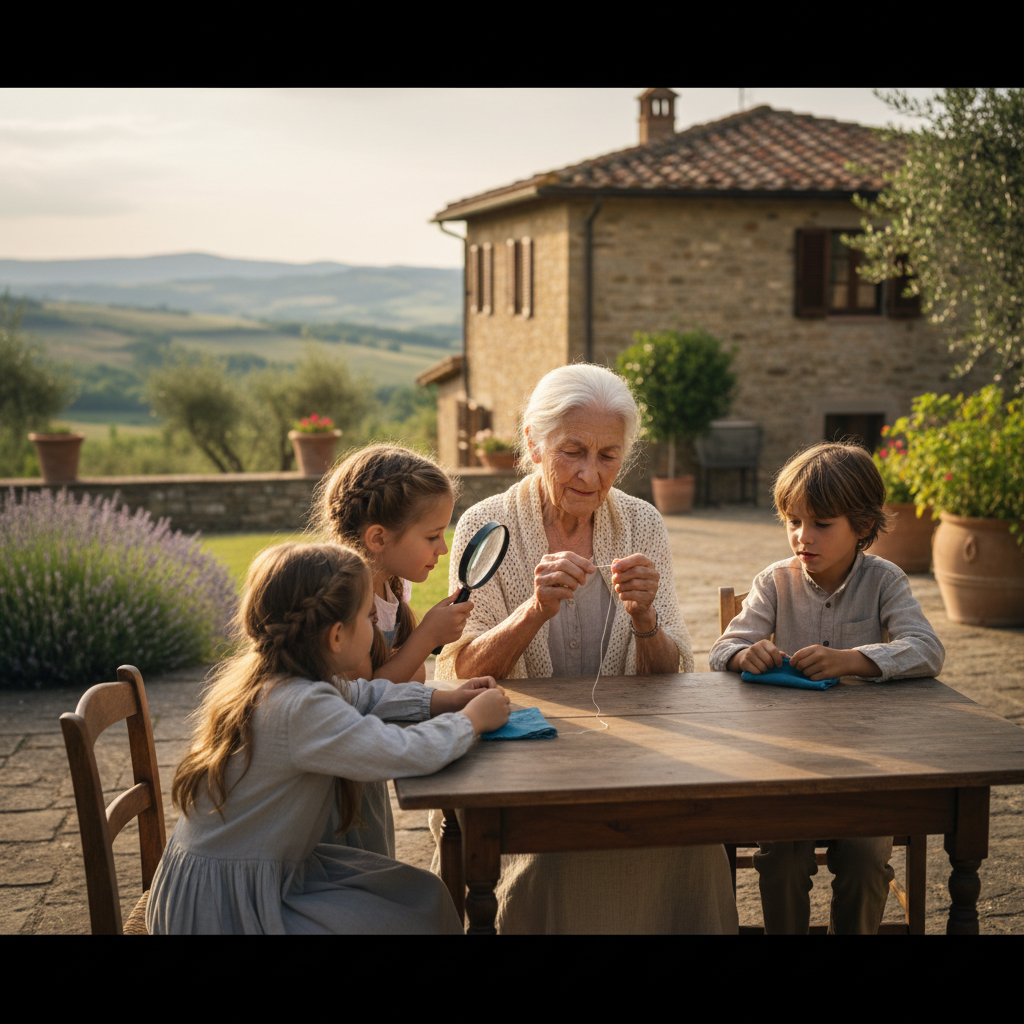 Showing Grandchildren How to Thread a Needle: Patience, Light, and Steady Hands — visual companion 3