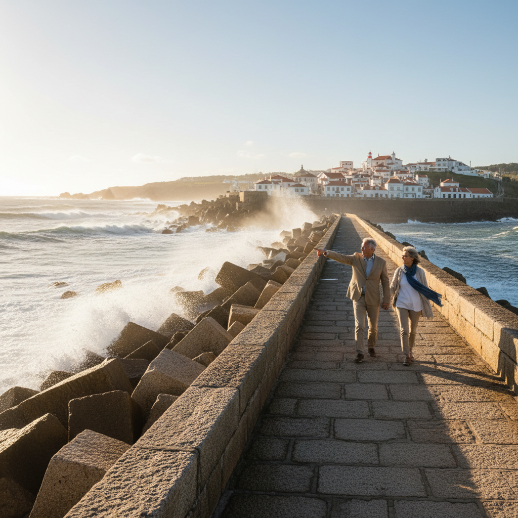 The Stone Breakwater Walk: Inhaling Sea Salt and Atlantic Wind — visual companion 3