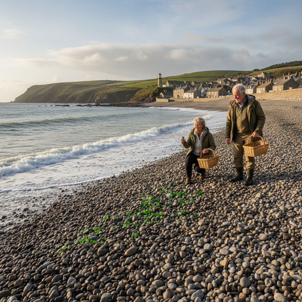 Collecting Sea Glass on Shingle Beaches: Polished Green Gems Tossed by Waves — visual companion 3