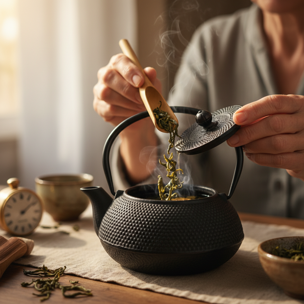 The Cast Iron Teapot and Steeping Leaves: The Meditation of Five Minutes Waiting — visual companion 2