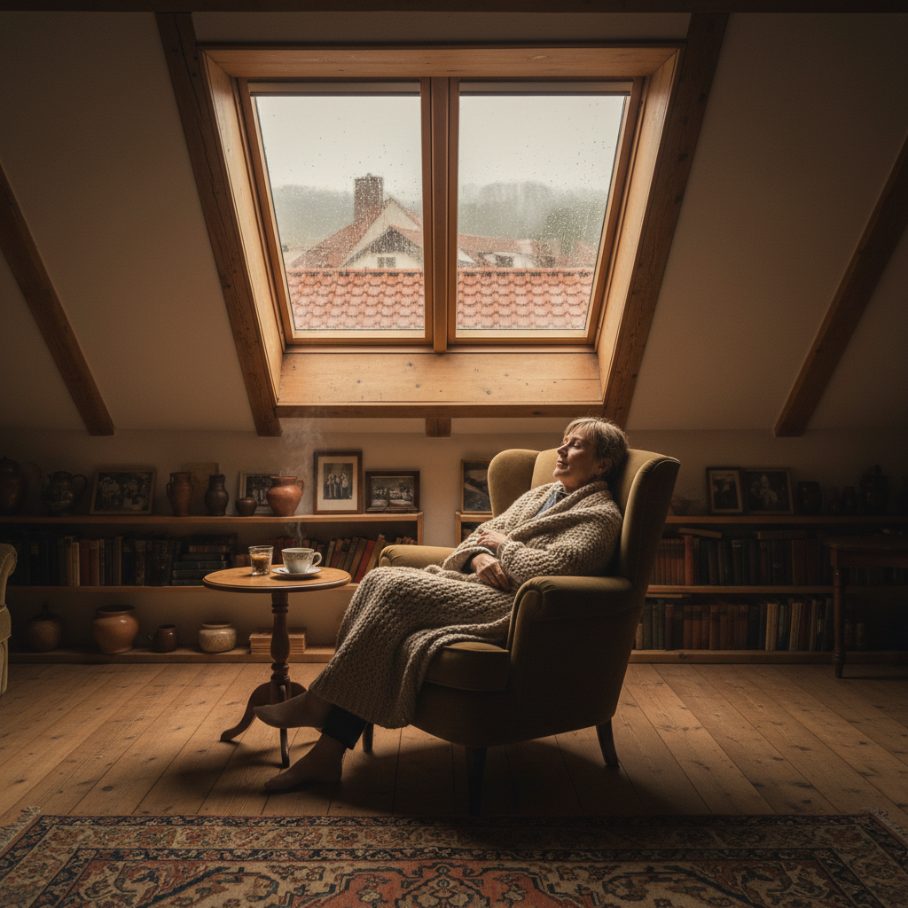Listening to Night Rain on Attic Slates: The Deep Comfort of Sheltered Rooms — visual companion 3