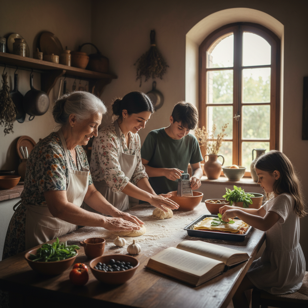 Receptes que transmeten la història d’una família — Imatge editorial 3