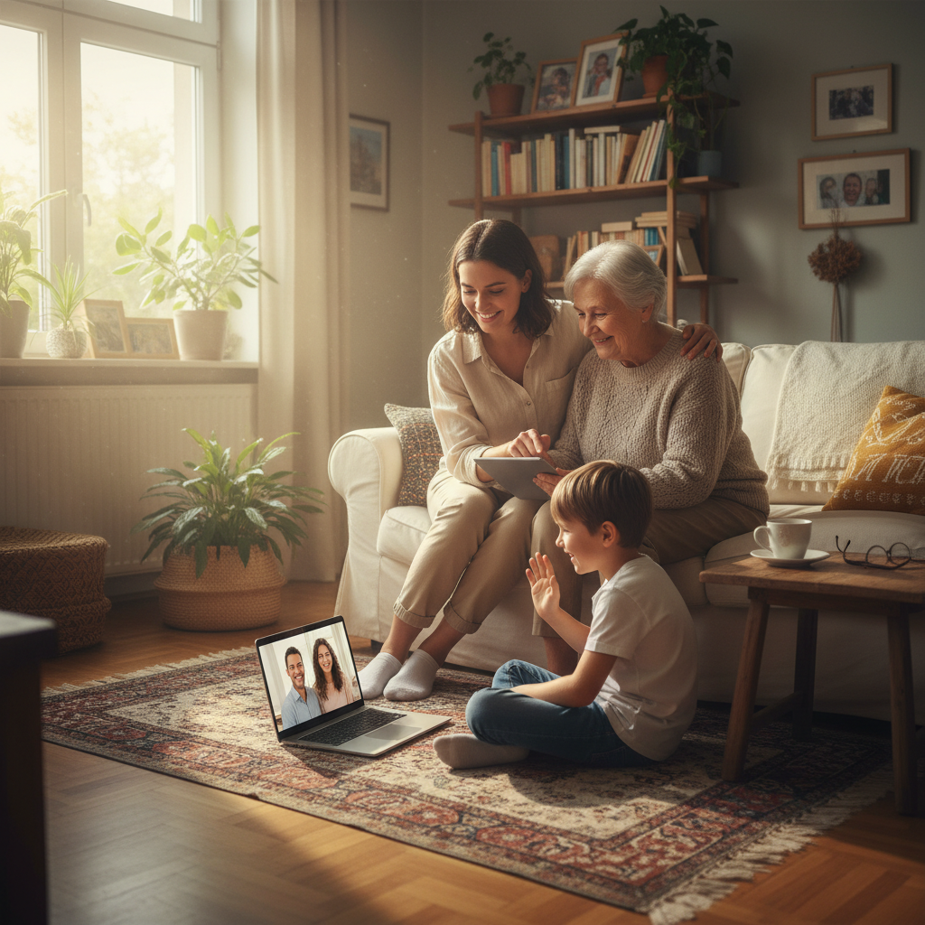 Un començament tranquil per mantenir-se connectat en línia — Imatge editorial 3