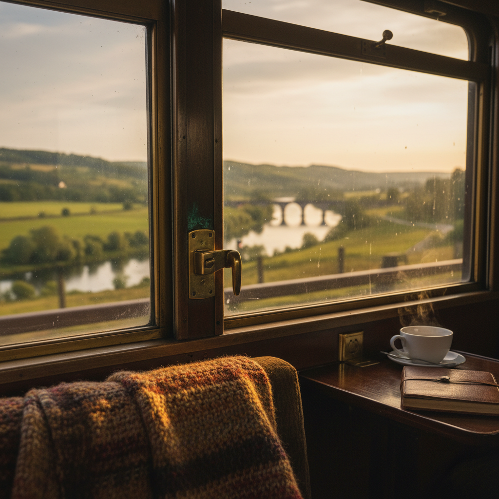 Viaggi in treno: riscoprire il percorso panoramico — Immagine editoriale 2