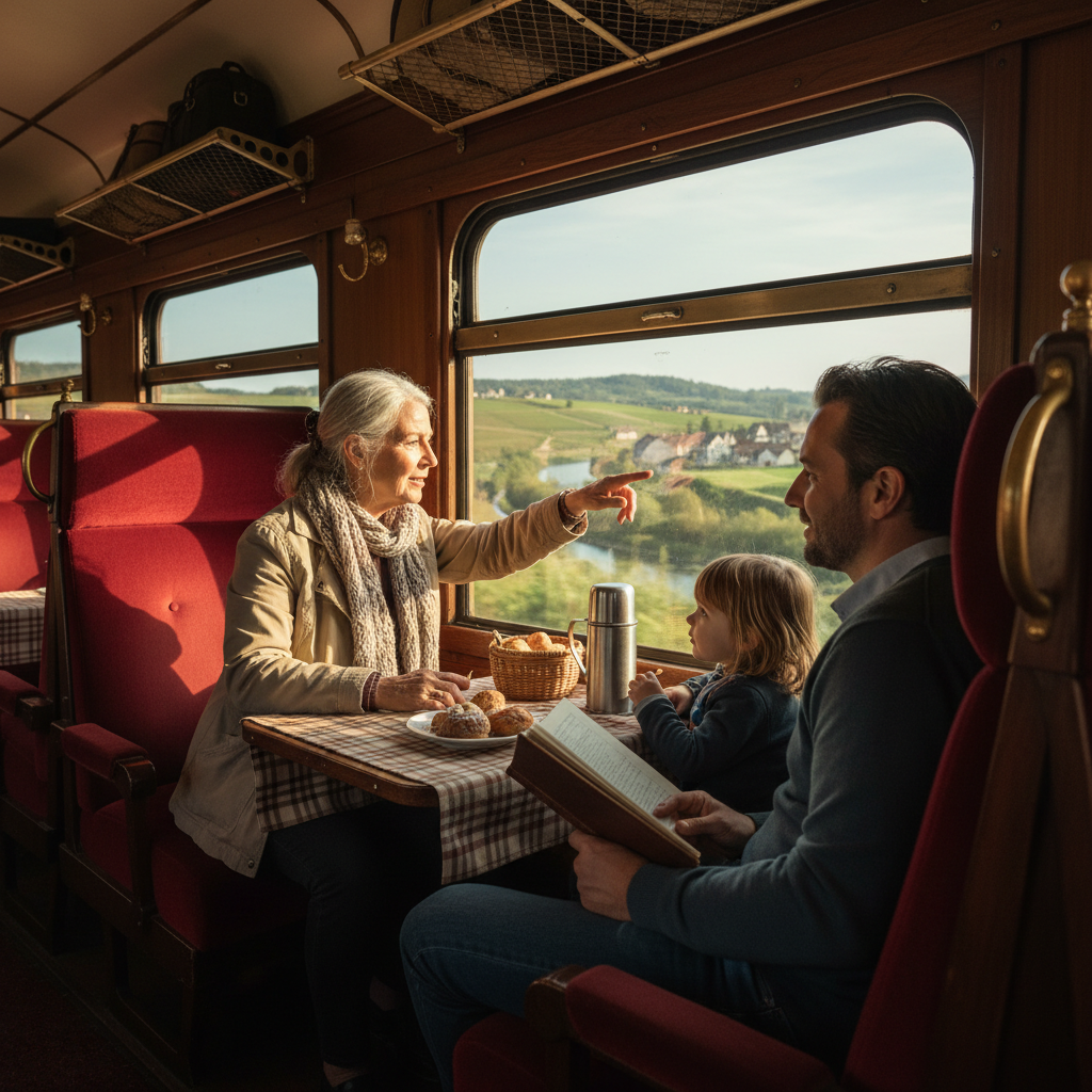 Viaggi in treno: riscoprire il percorso panoramico — Immagine editoriale 3