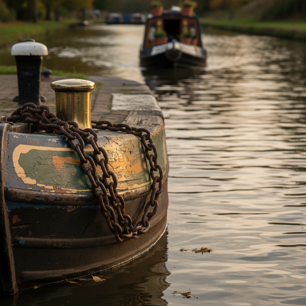 Kanalbootfahrten und der friedliche Rhythmus der Wasserwege — Redaktionelles Bild 2