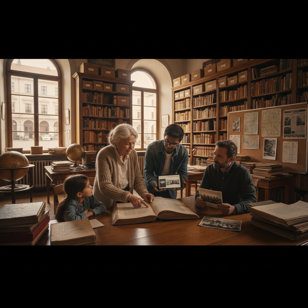 Arxius de biblioteques públiques: descobrir les cròniques locals — Imatge editorial 3