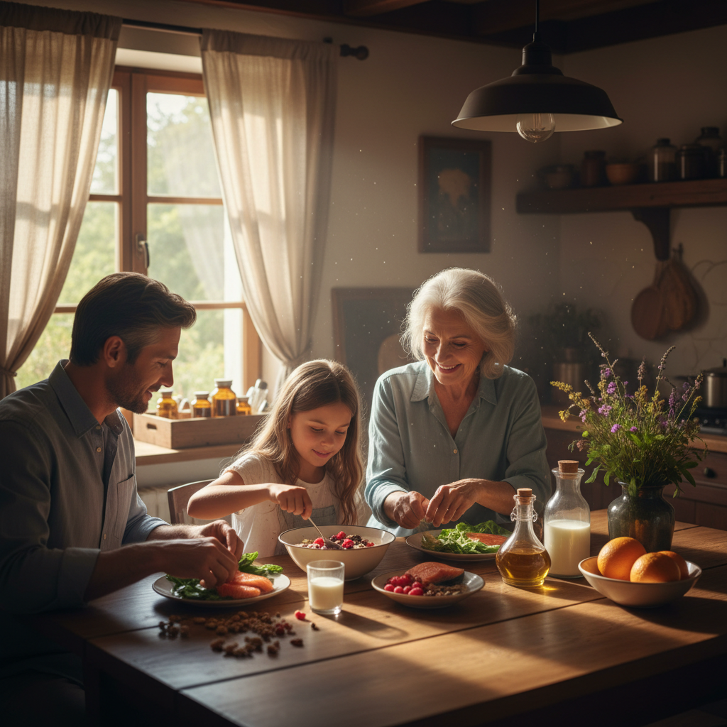 Vitamines essencials: suport a la fortalesa òssia, la memòria i la vitalitat cerebral — Imatge editorial 3