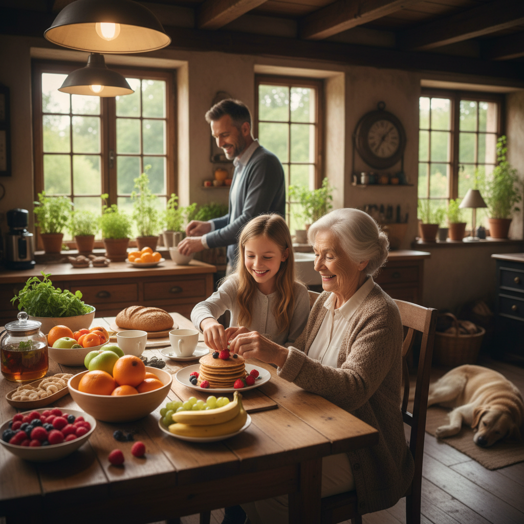 Fomentar l’alegria: potenciar el benestar emocional i la salut de les persones grans a casa — Imatge editorial 3