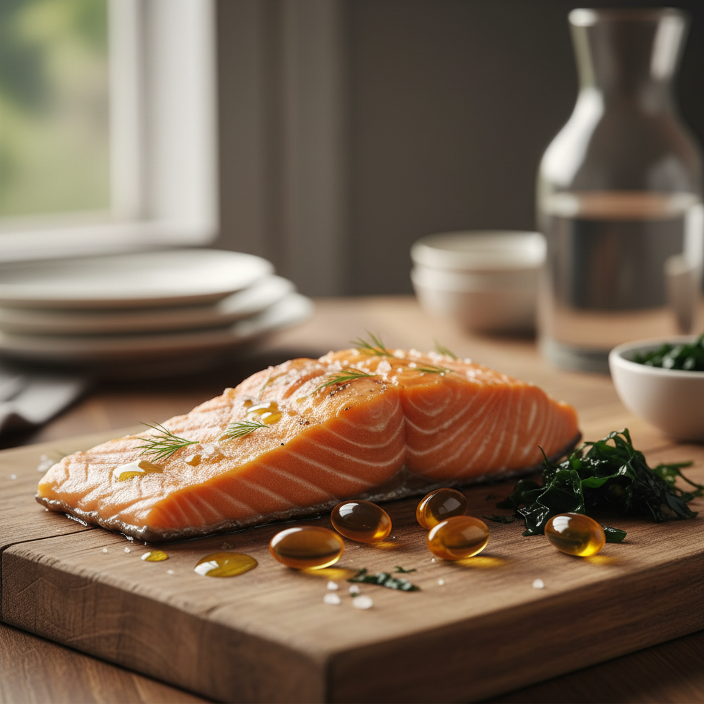 Marine Omega-3-Fettsäuren: Schutz der Makulaintegrität der Netzhaut und der zerebralen Mikrozirkulation — Redaktionelles Bild 2