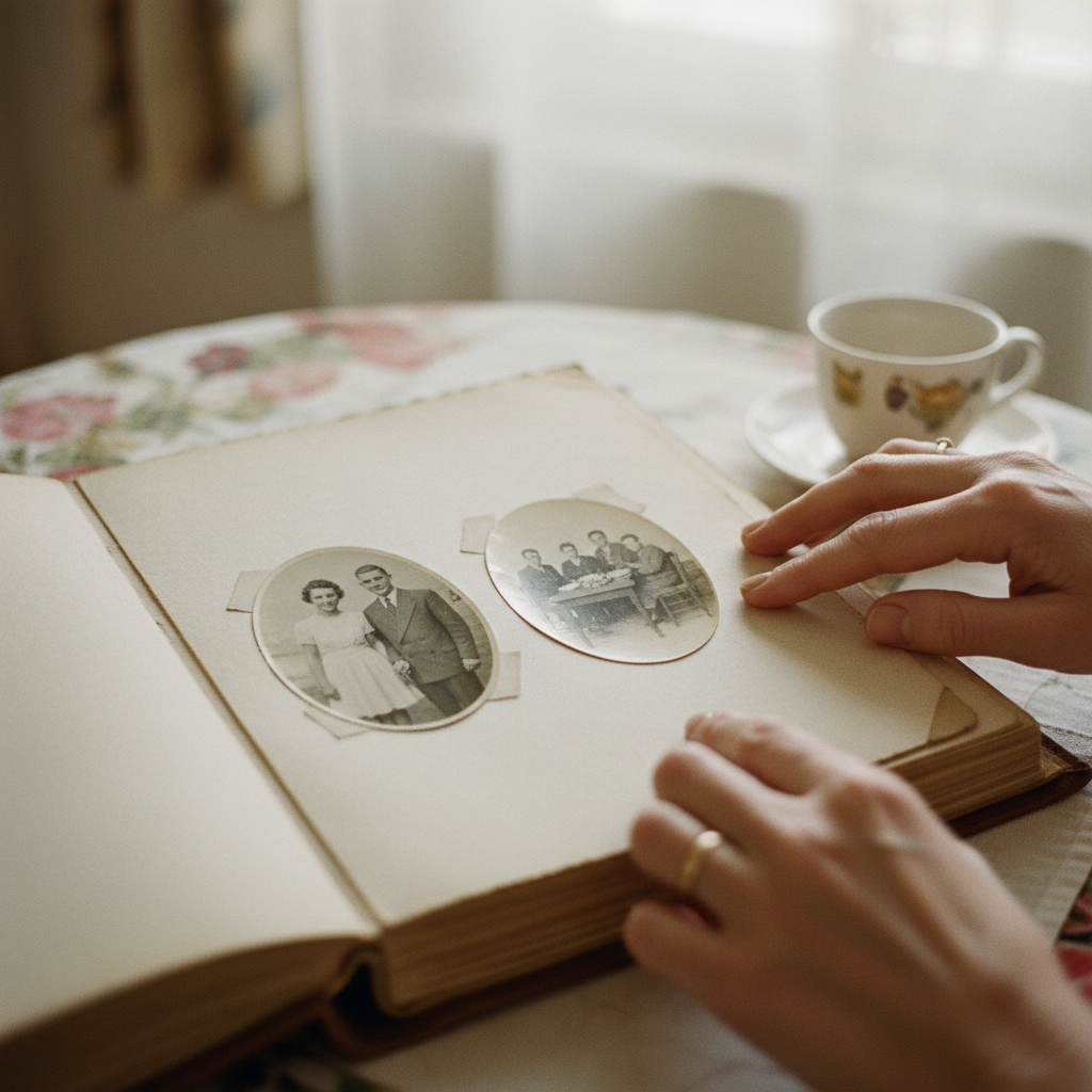 Beloften door de decennia heen: hoe bescheiden naoorlogse huwelijksvieringen families hechter maakten — Redactionele afbeelding 2