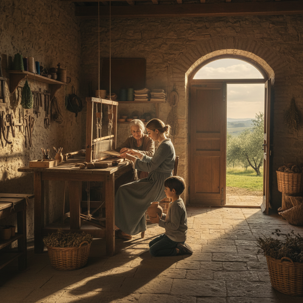 Mans que van construir: documentar els coneixements familiars desapareguts de l’artesania, els oficis i l’agricultura — Imatge editorial 3