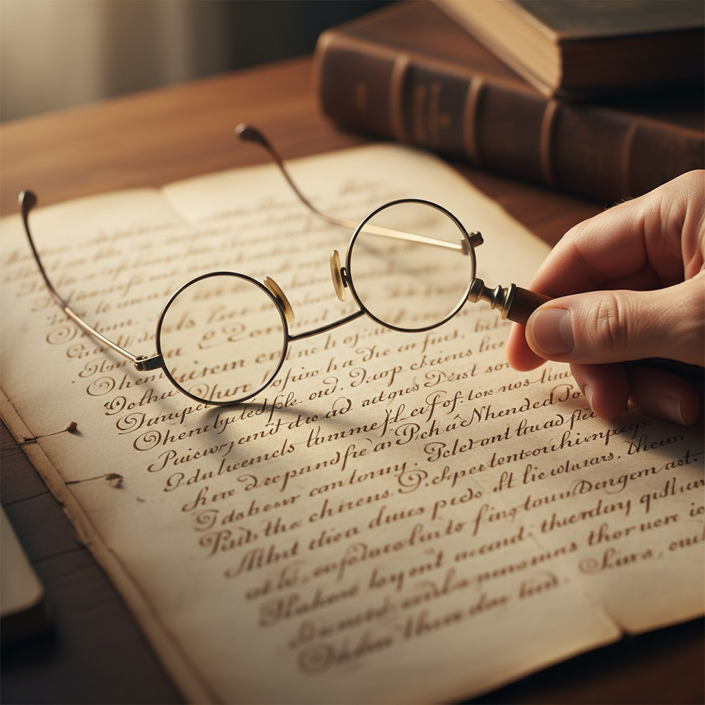 Desxifrar l’escriptura: llegir la cursiva del segle XIX i la cal·ligrafia dels avantpassats — Imatge editorial 2