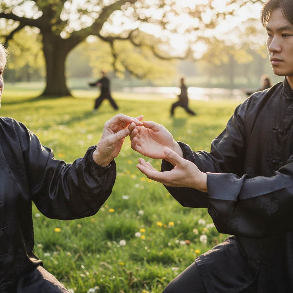S’écouler comme l’eau : tai-chi matinal à Park Meadows pour l’équilibre et la paix — Visuel éditorial 2